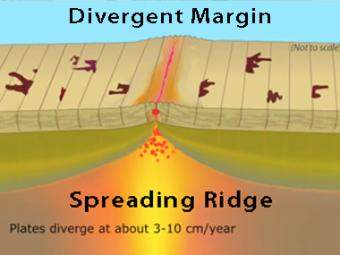 Plate Boundary Divergent Fast Spreading Ridge